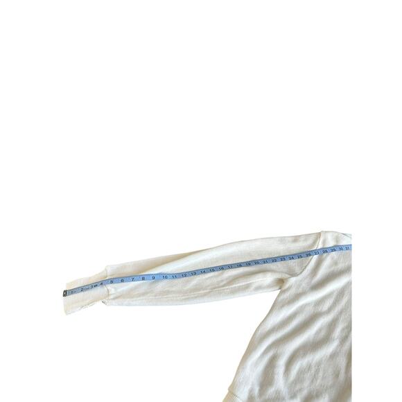 Izod Cardigan Men's Basic White Vintage Academia Preppy Button‎ Up Knit Medium - Picture 13 of 13